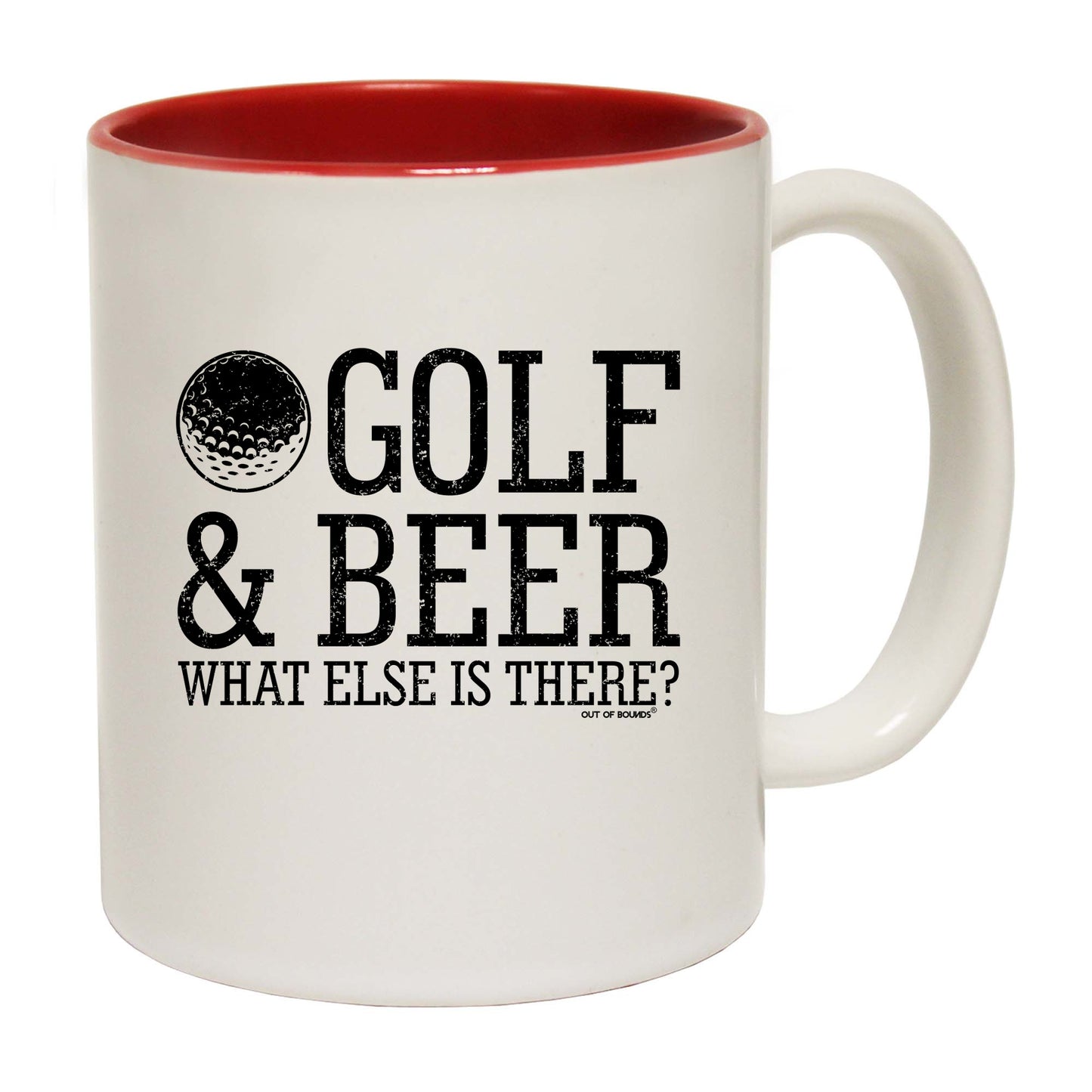 Oob Golf And Beer What Else Is There - Funny Coffee Mug