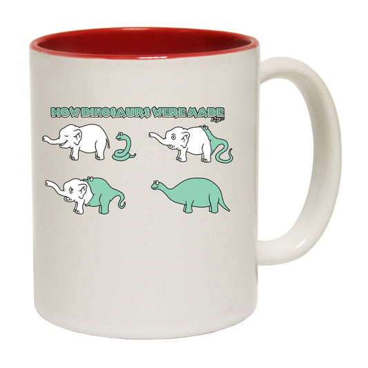 How Dinosaursaurs Were Made - Funny Coffee Mug