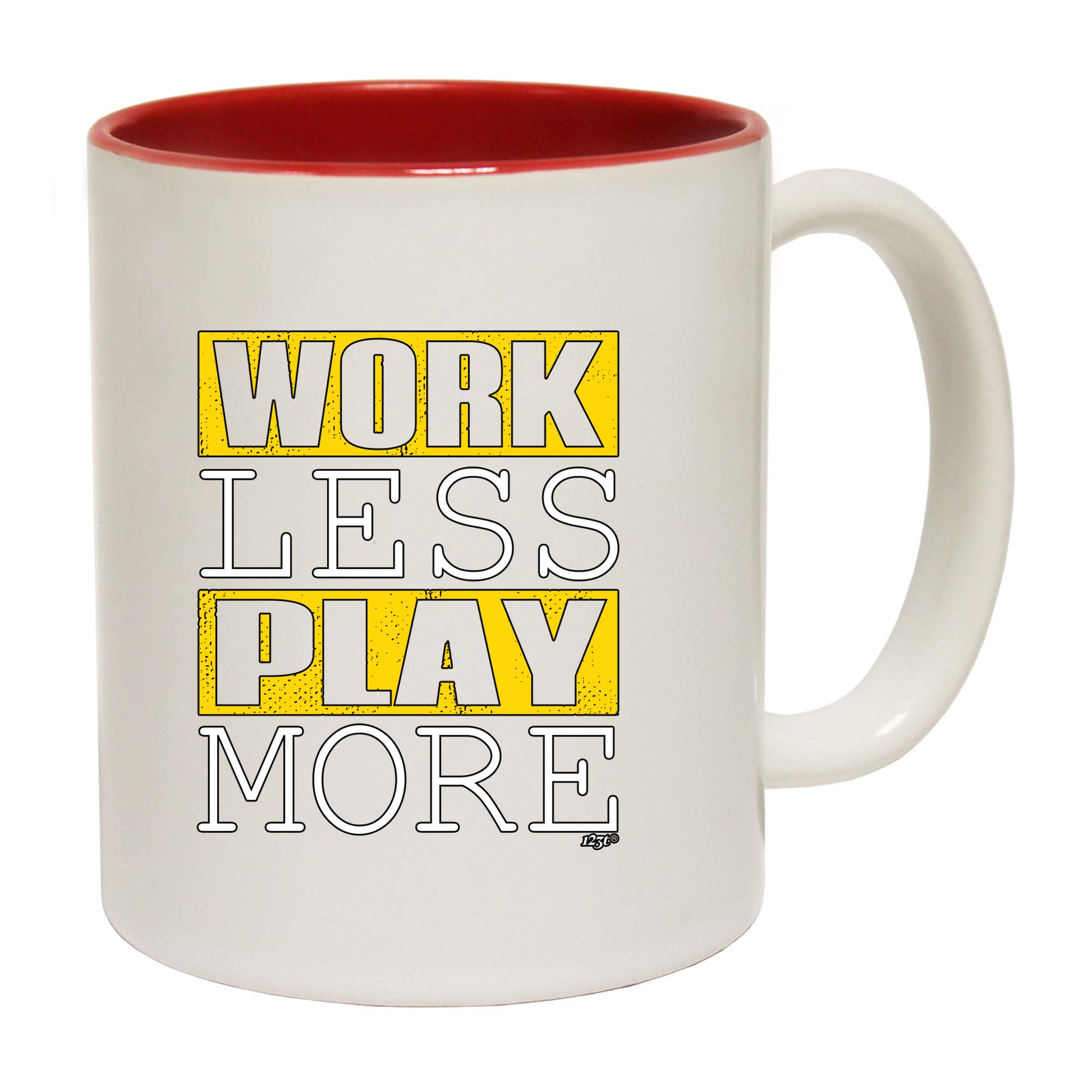 Work Less Play More - Funny Coffee Mug