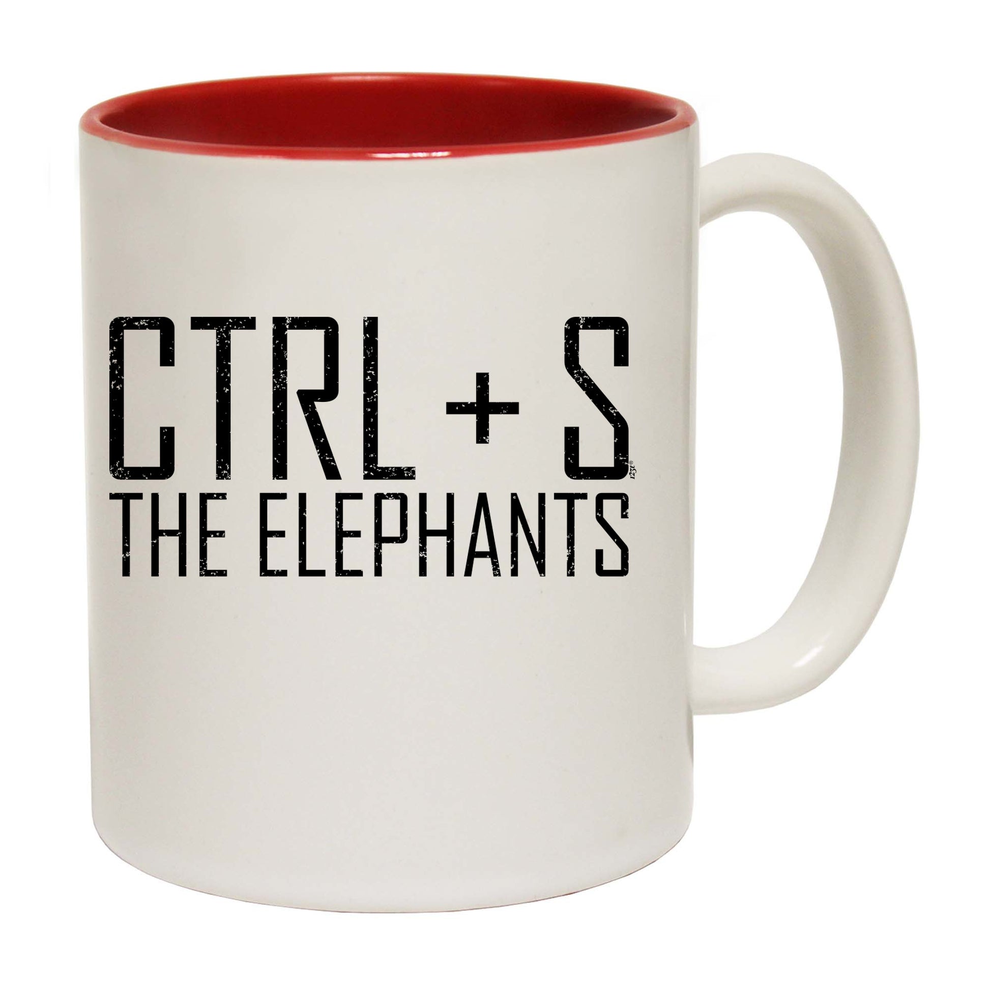 Ctrl S Save The Elephants - Funny Coffee Mug