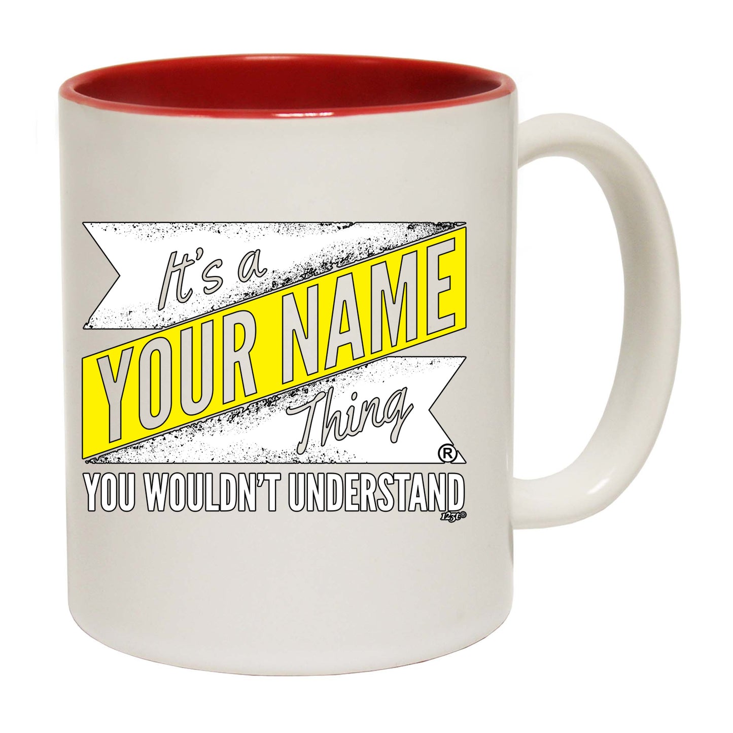 Your Name V2 Surname Thing - Funny Coffee Mug