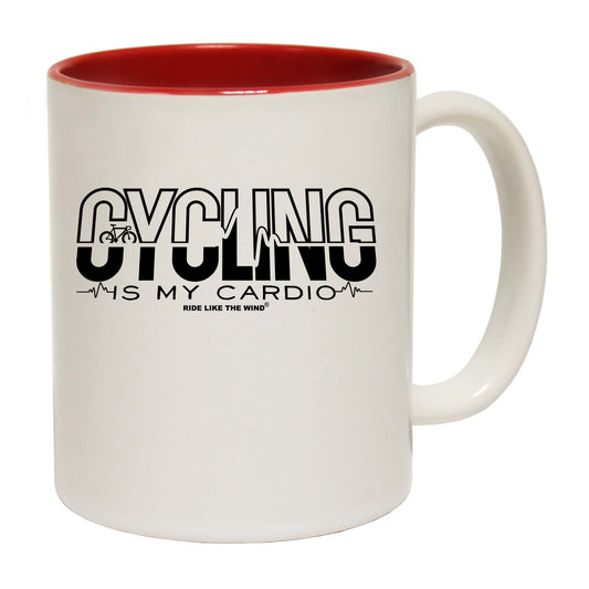 Rltw Cycling Is My Cardio - Funny Coffee Mug