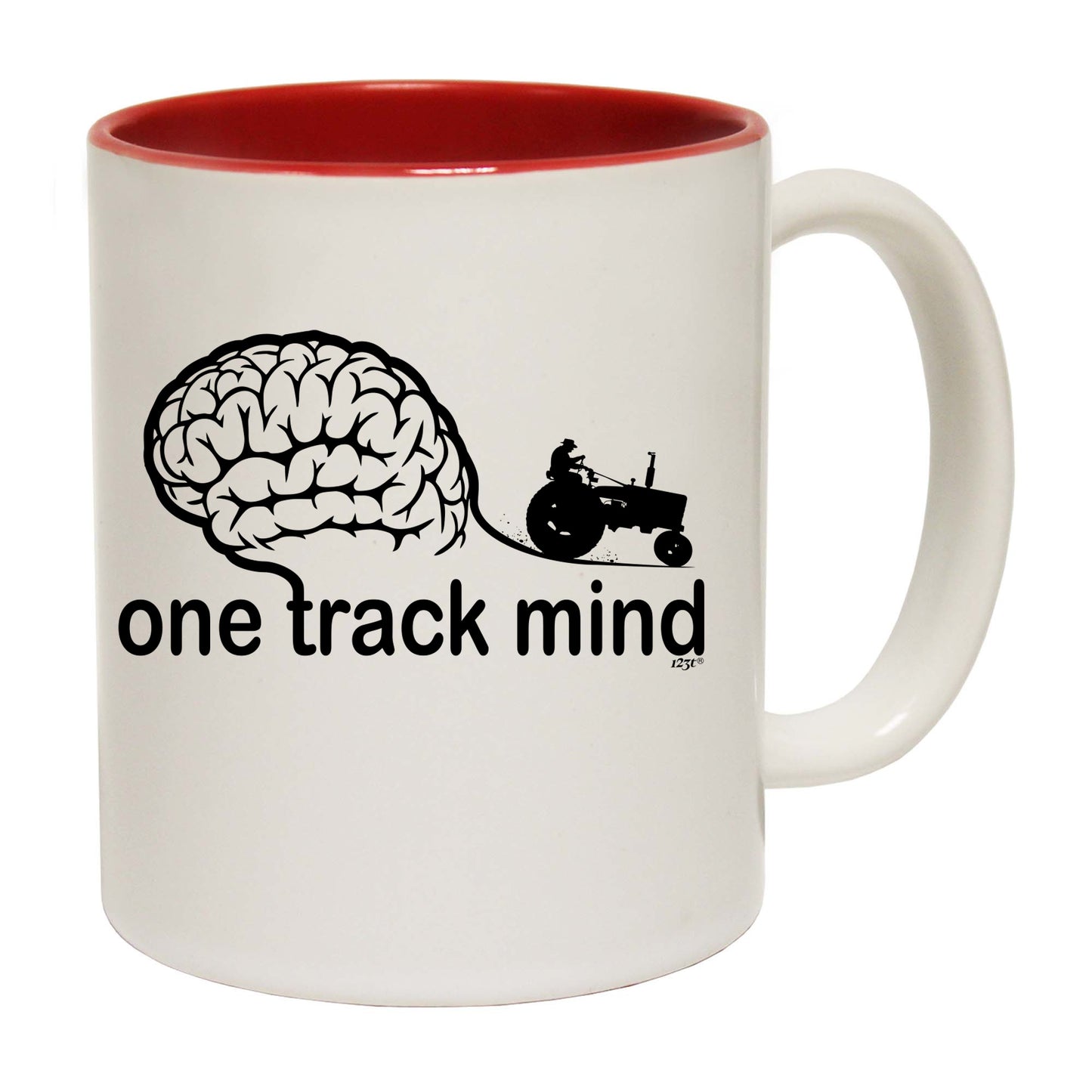 One Track Mind Tractor - Funny Coffee Mug