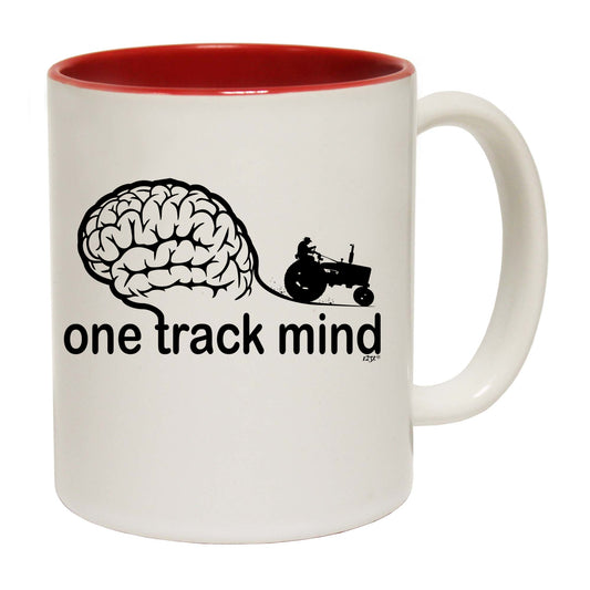 One Track Mind Tractor - Funny Coffee Mug