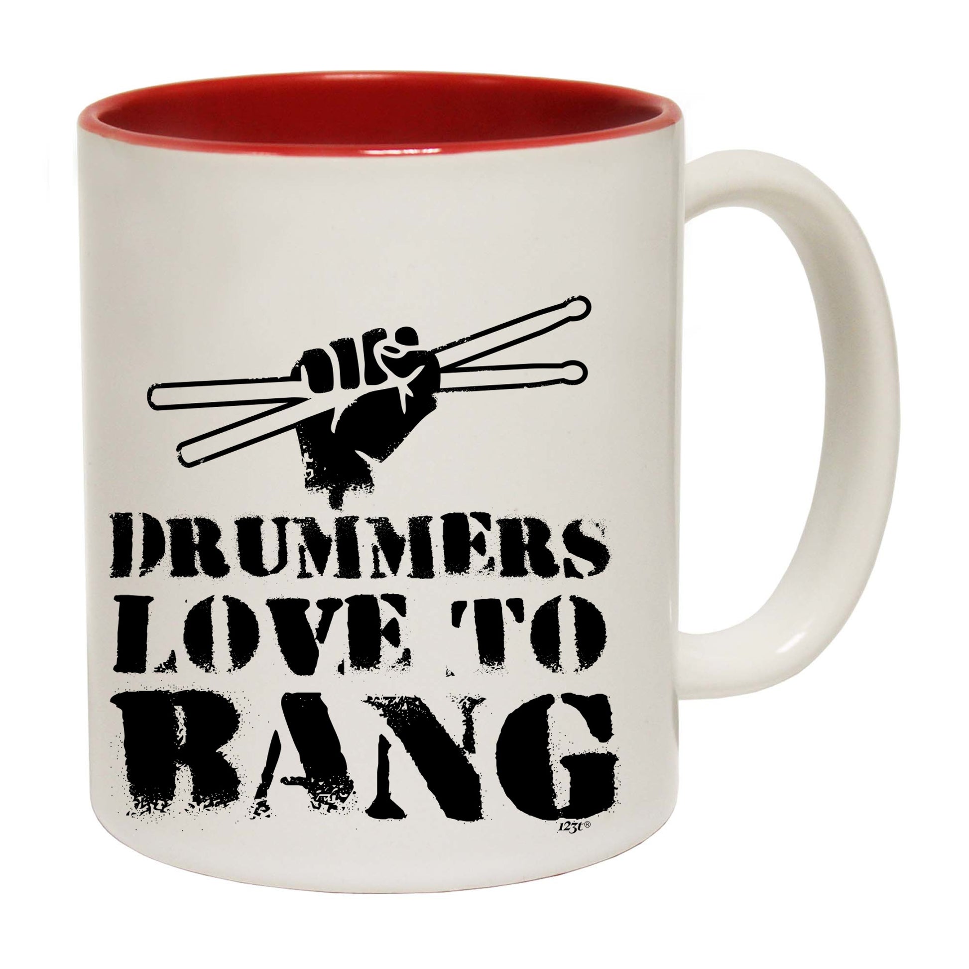 Drummers Love To Bang Music Drum - Funny Coffee Mug