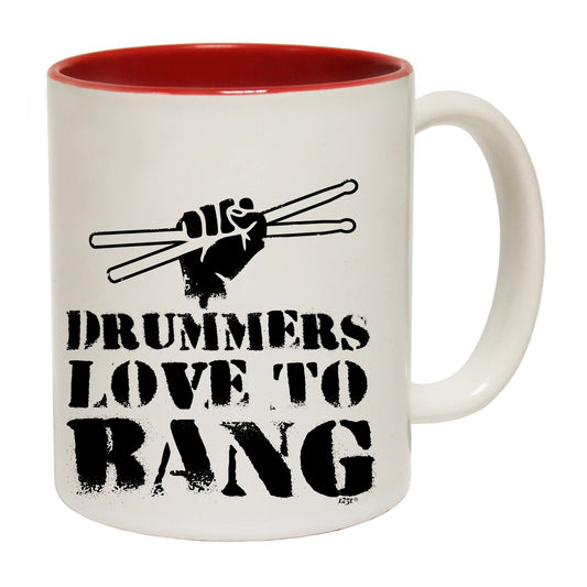 Drummers Love To Bang Music Drum - Funny Coffee Mug