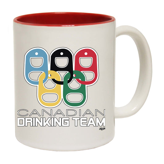 Canadian Drinking Team Rings - Funny Coffee Mug