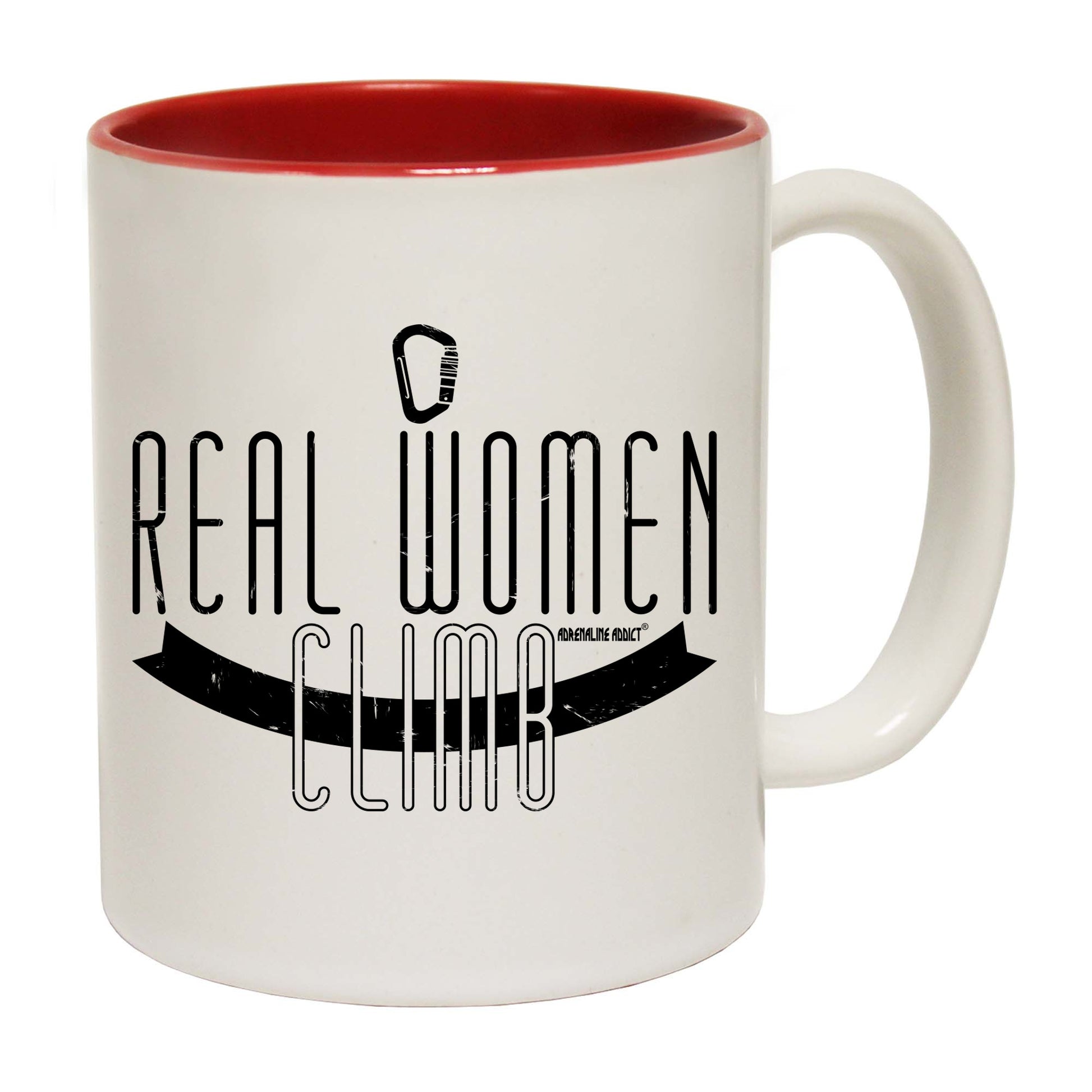 Aa Real Women Climb - Funny Coffee Mug