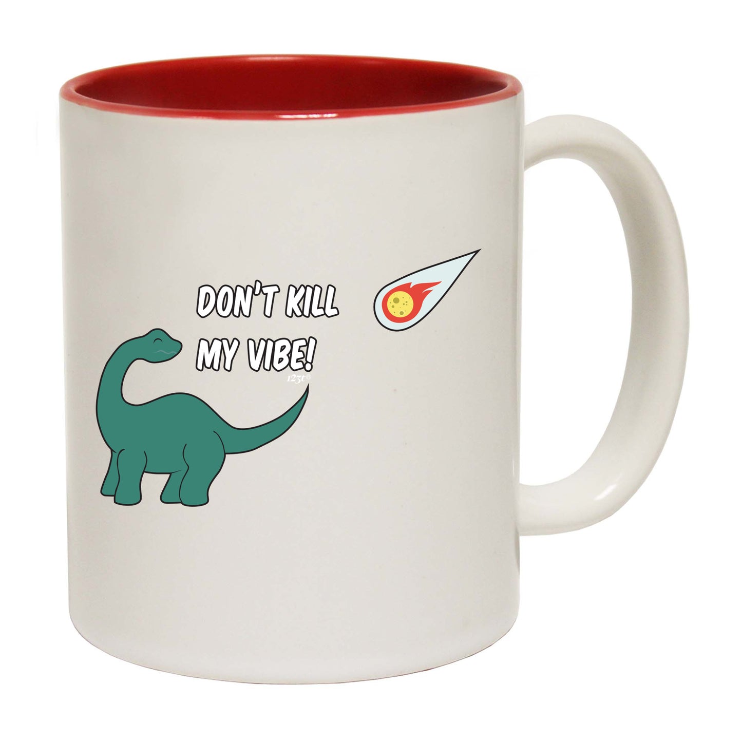 Dont Kill My Vibe Dinosaur - Funny Coffee Mug