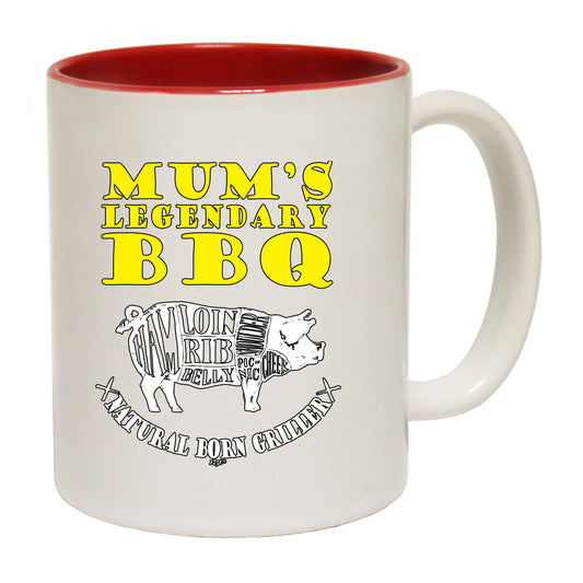 Mums Legendary Bbq Barbeque - Funny Coffee Mug