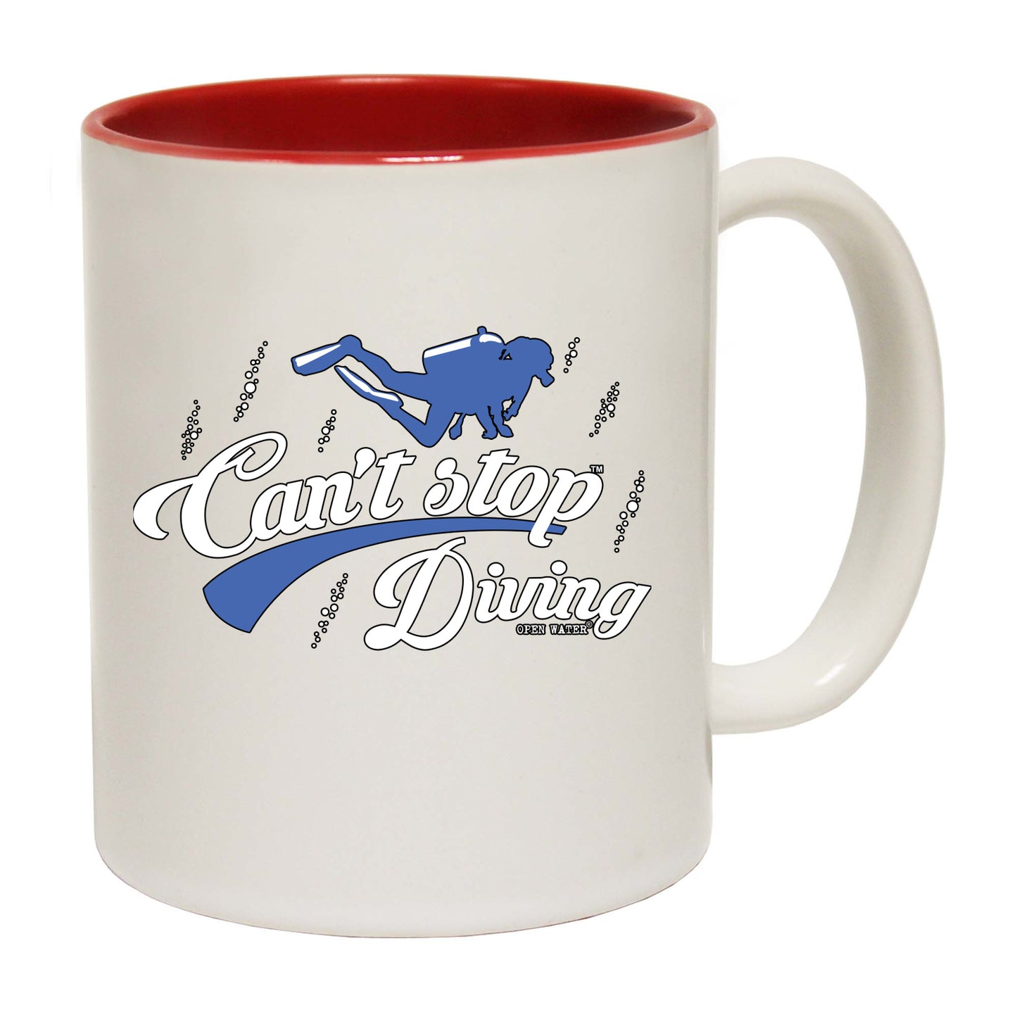 Ow Cant Stop Diving - Funny Coffee Mug