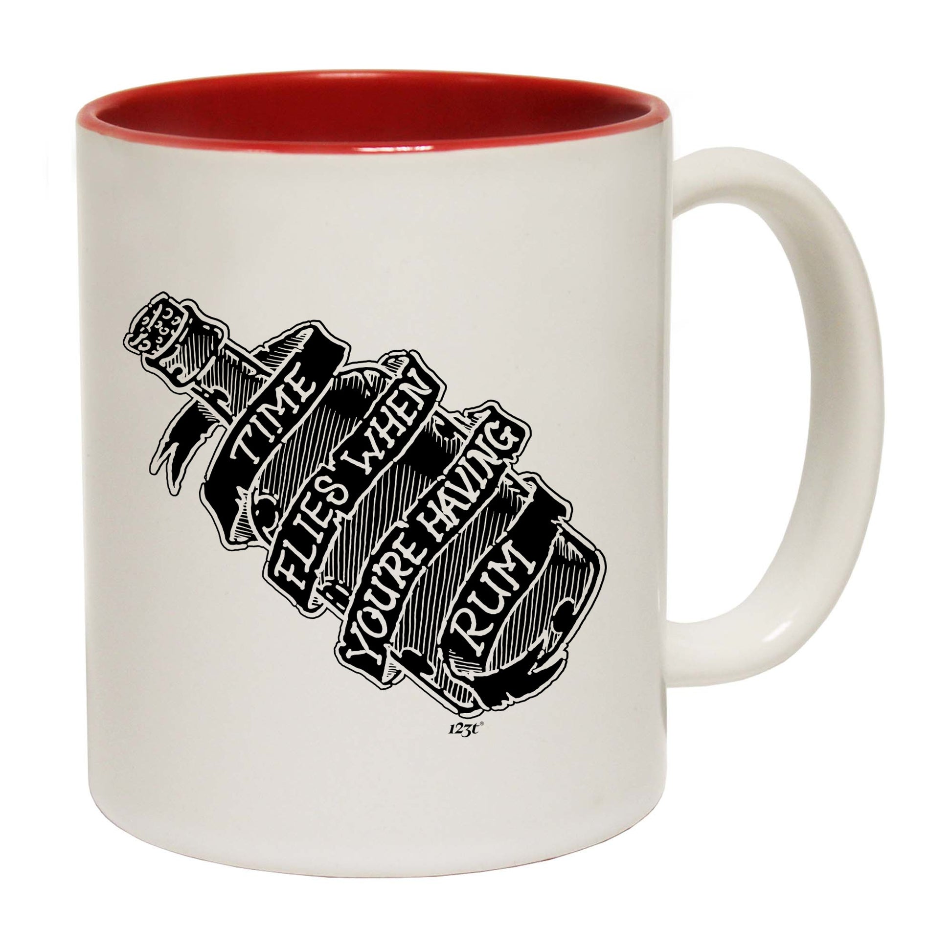 Time Flies When Your Having Rum - Funny Coffee Mug