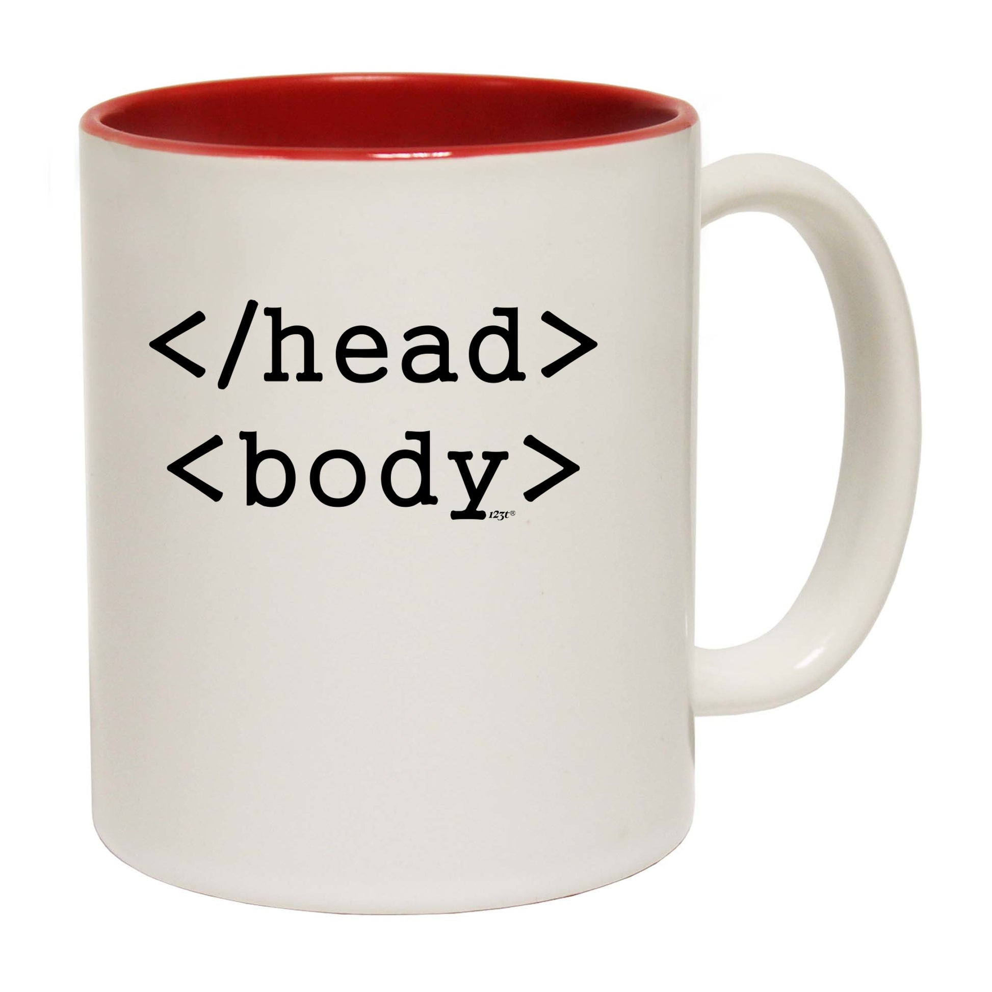 Head Body Code - Funny Coffee Mug