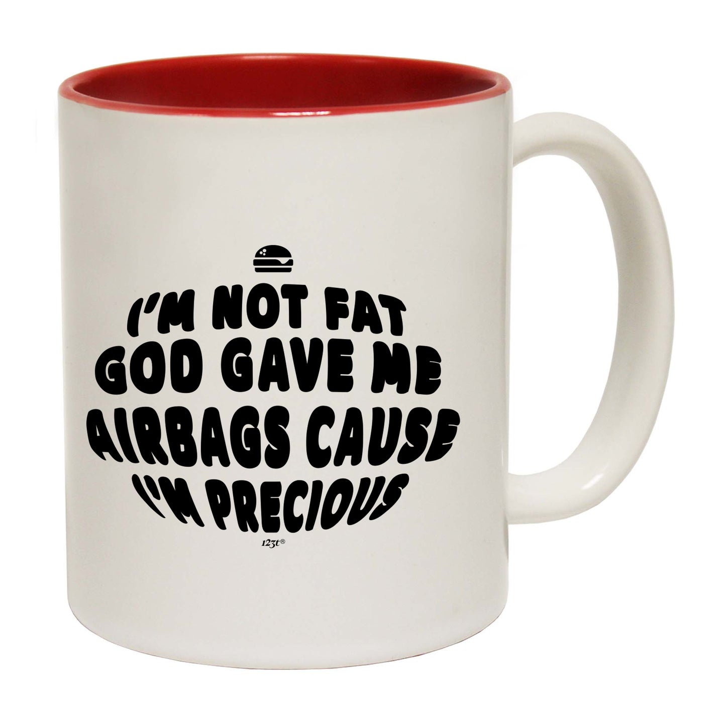 God Gave Me Airbags - Funny Coffee Mug