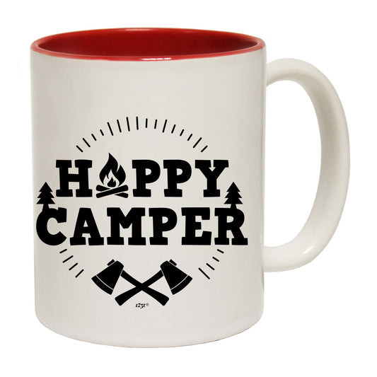 Happy Camper Camping - Funny Coffee Mug