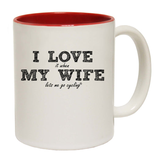 Rltw I Love It When My Wife Cycling - Funny Coffee Mug