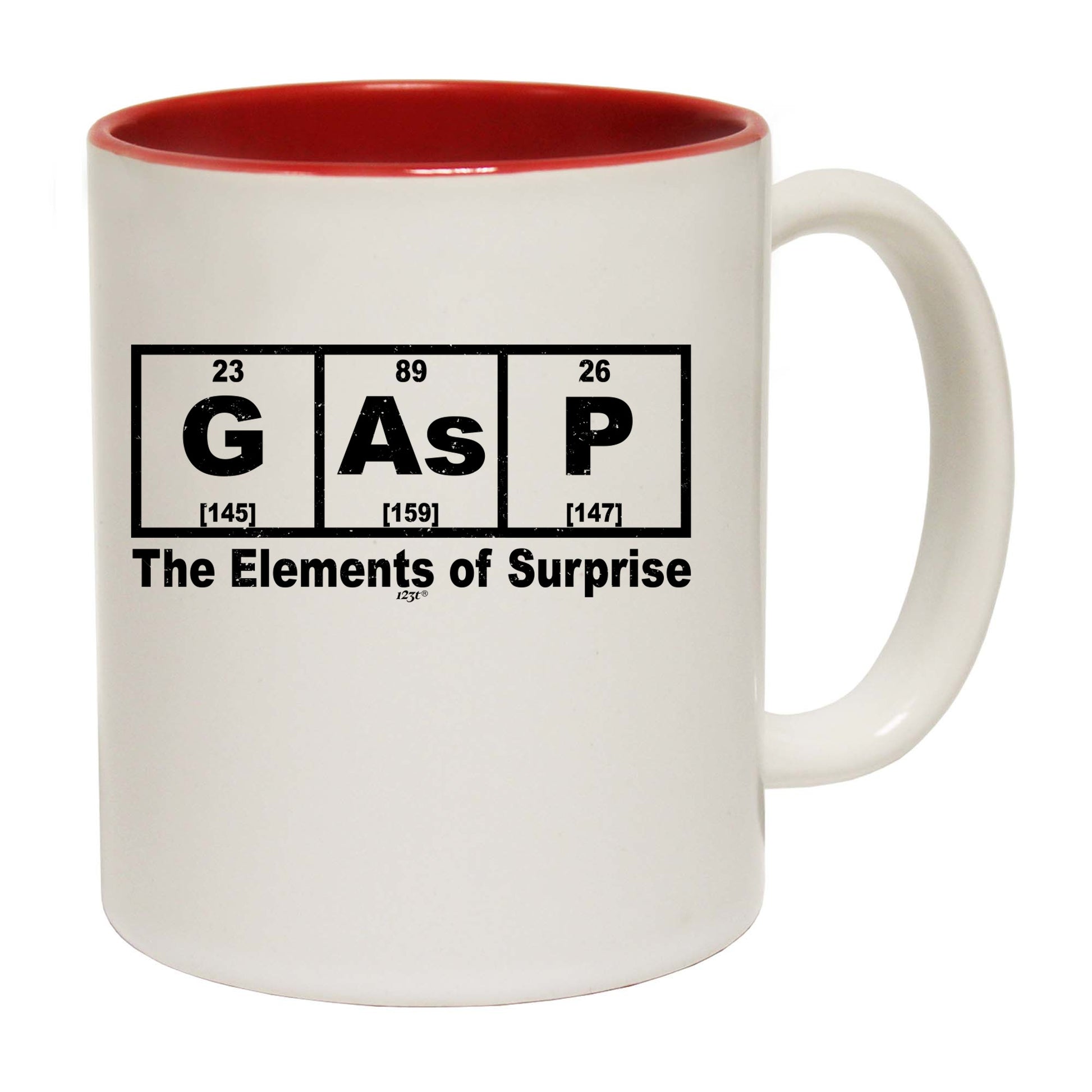 Gasp The Elements Of Surprise - Funny Coffee Mug