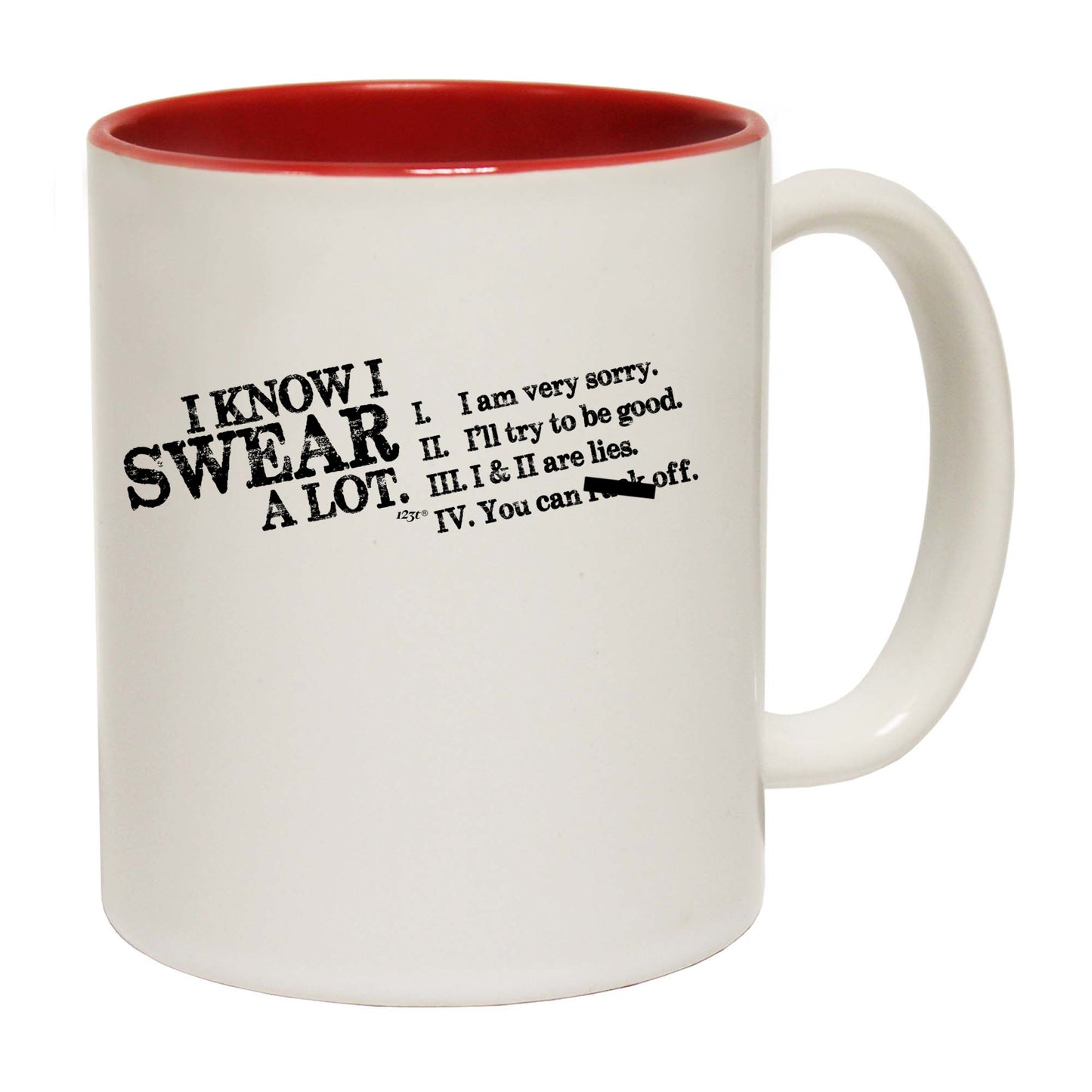 Know Swear A Lot - Funny Coffee Mug