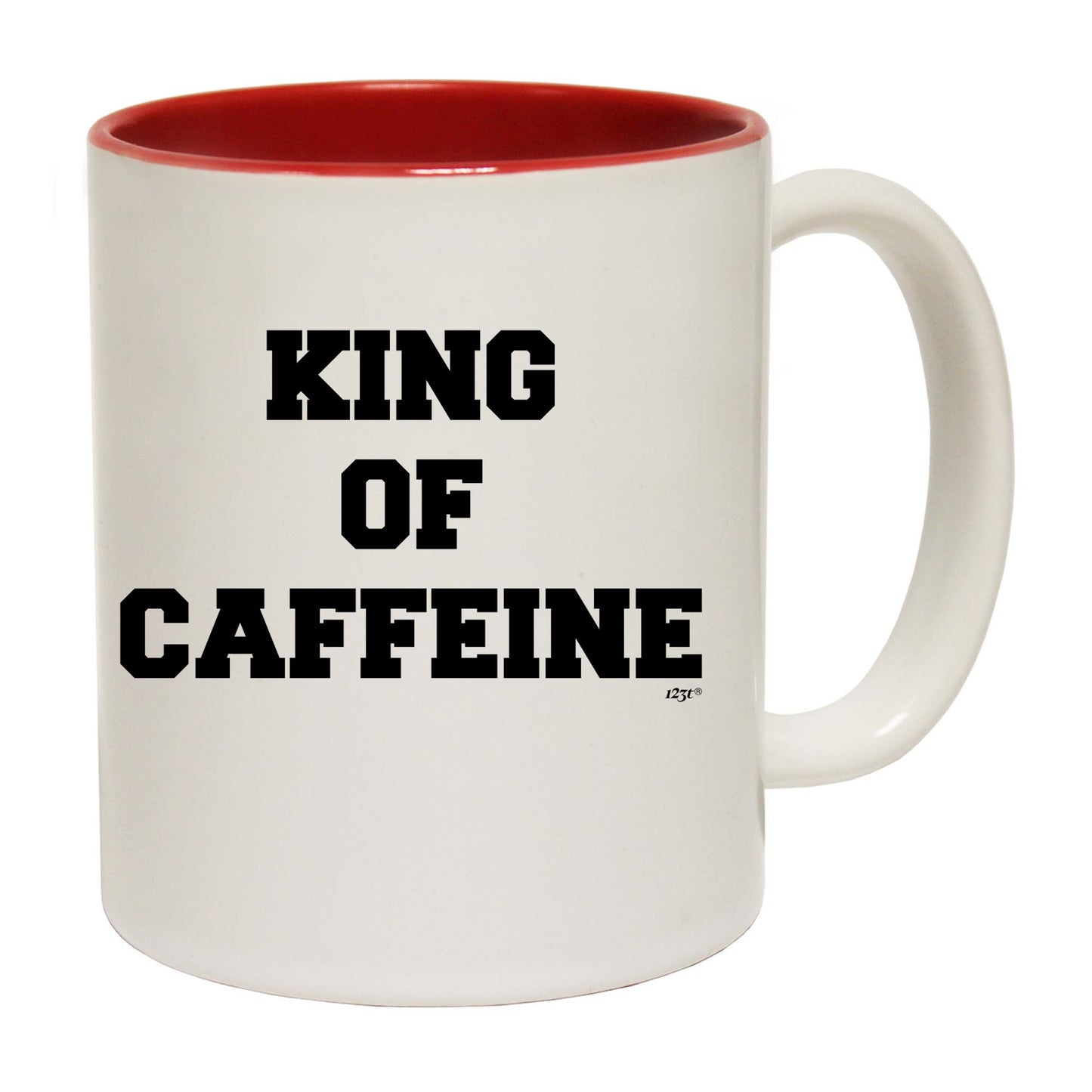 King Of Caffeine - Funny Coffee Mug