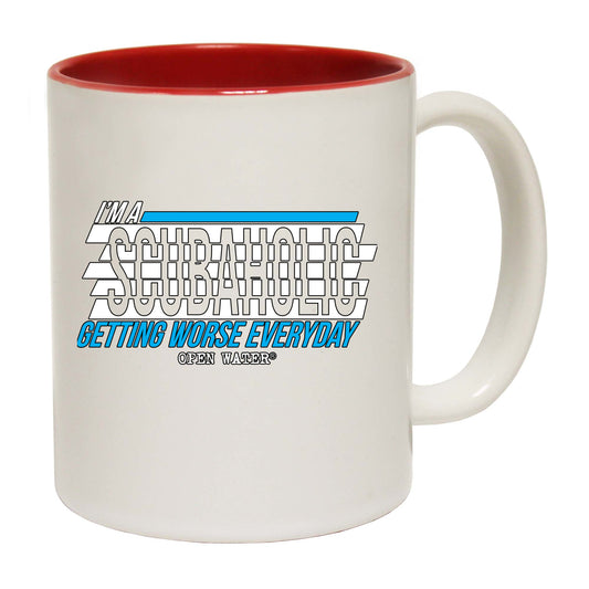 Ow Im A Scubaholic - Funny Coffee Mug