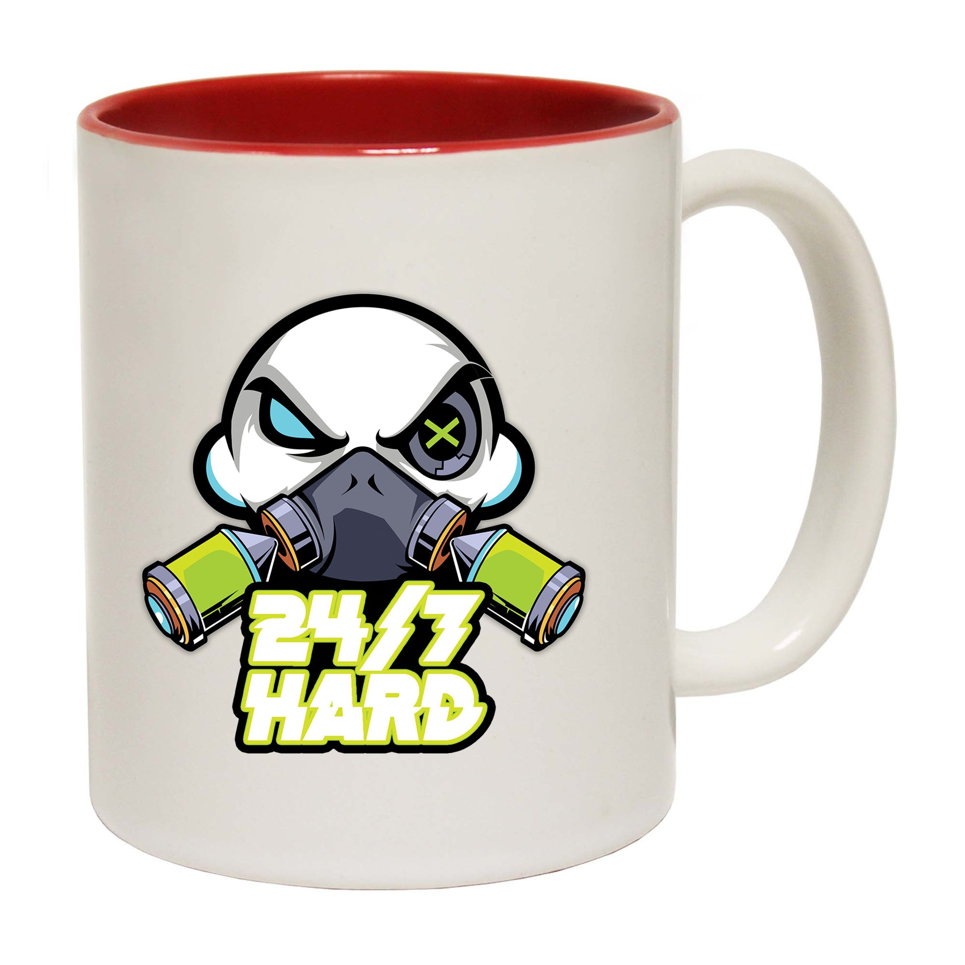 247 Hard With Text - Funny Coffee Mug