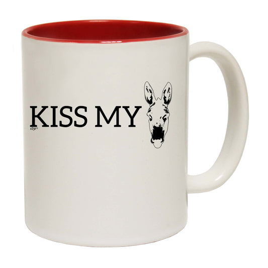 Kiss My Ass Donkey - Funny Coffee Mug