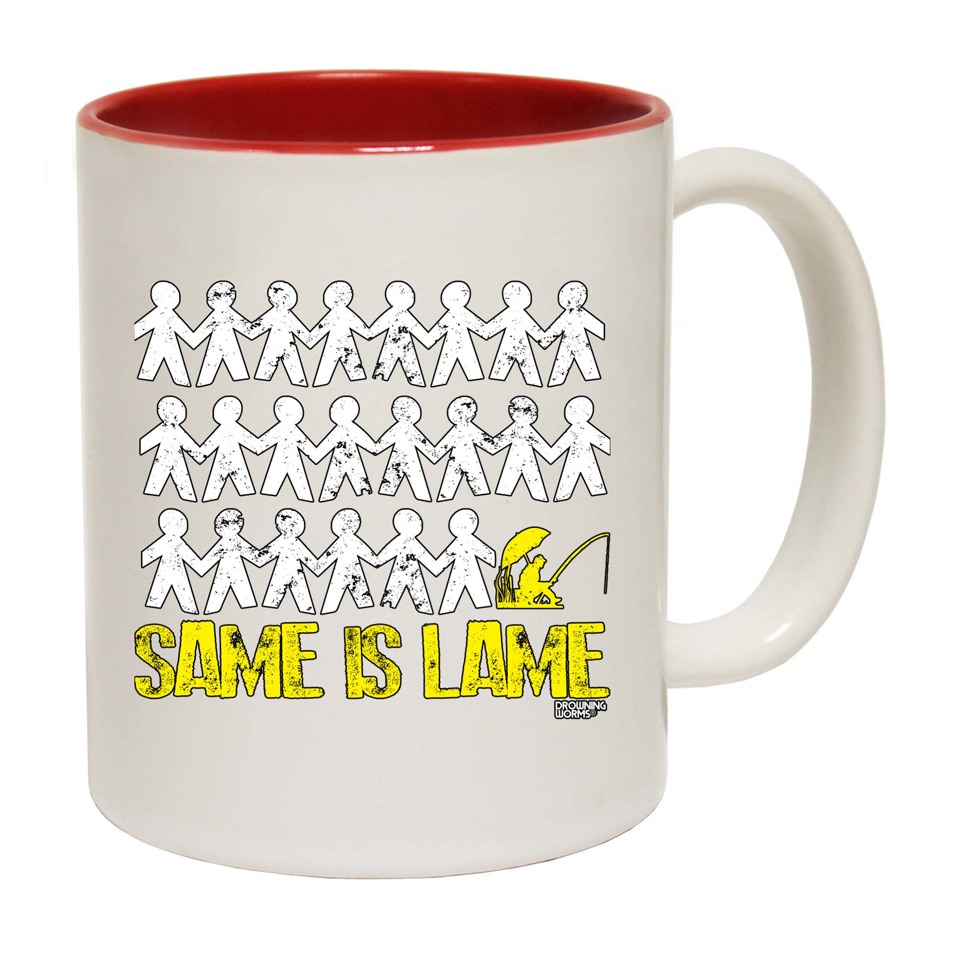 Dw Same Is Lame Fishing - Funny Coffee Mug