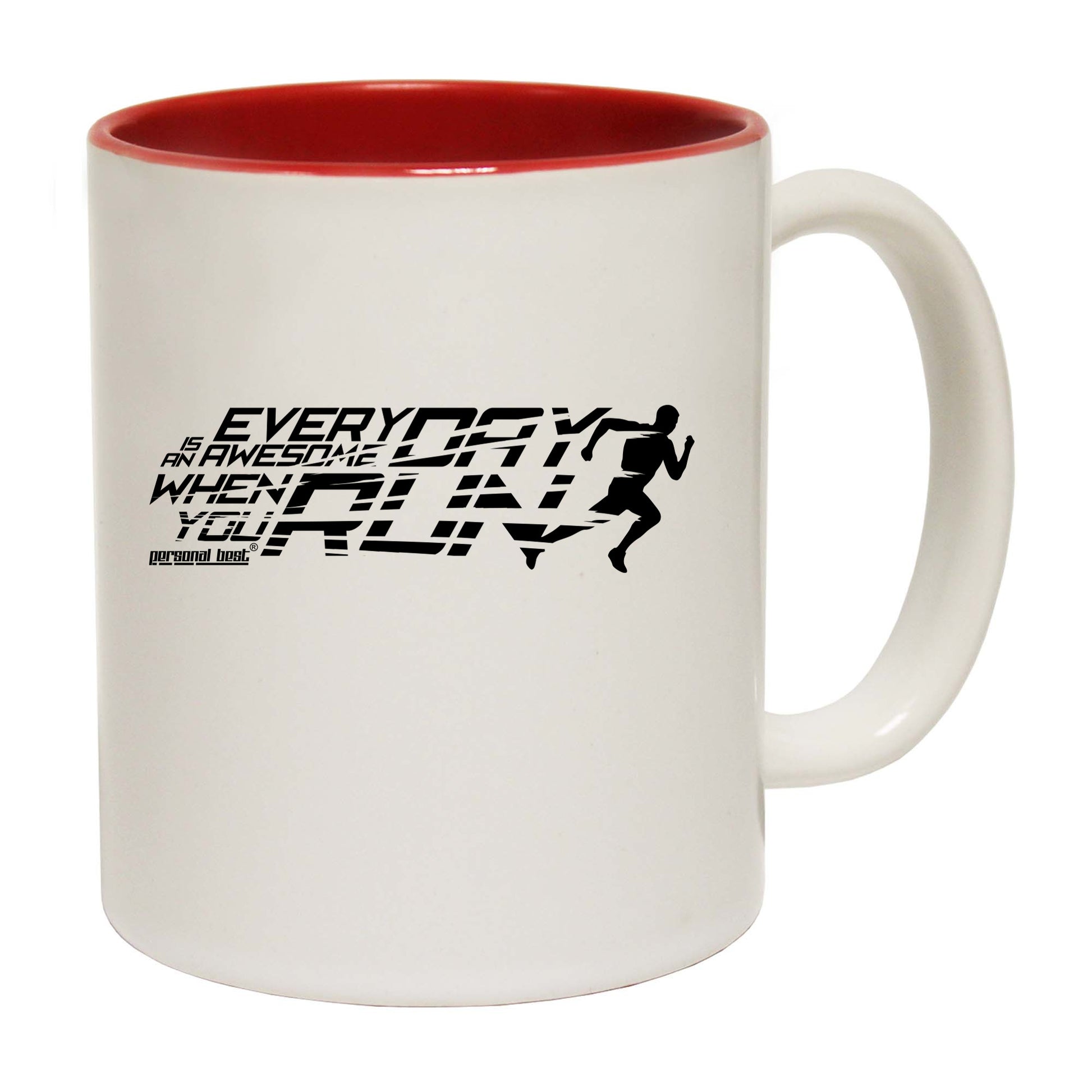 Pb Everyday Awesome When You Run - Funny Coffee Mug