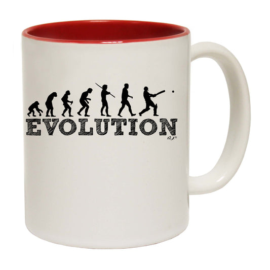 Evolution Cricket - Funny Coffee Mug