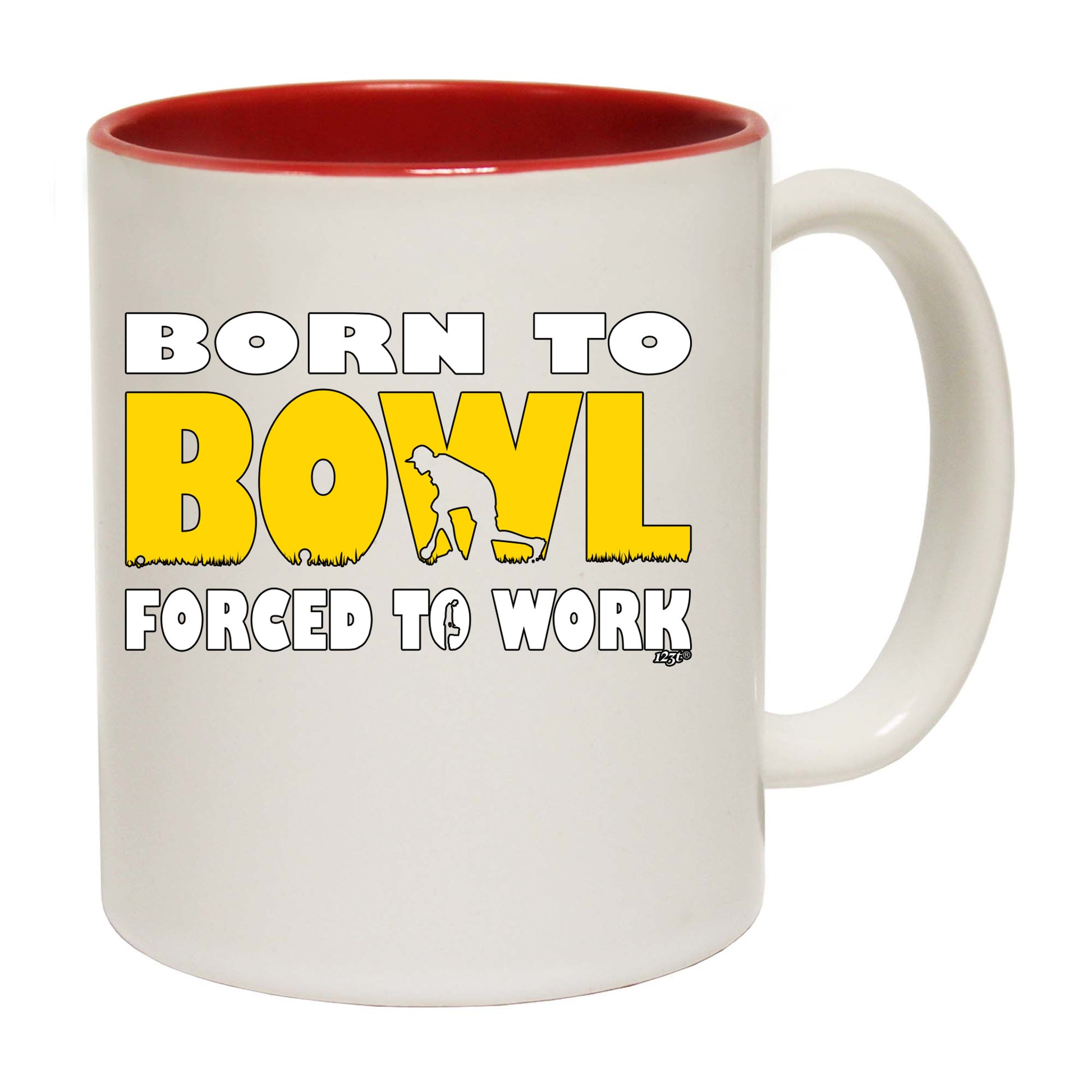 Born To Bowl Lawn - Funny Coffee Mug