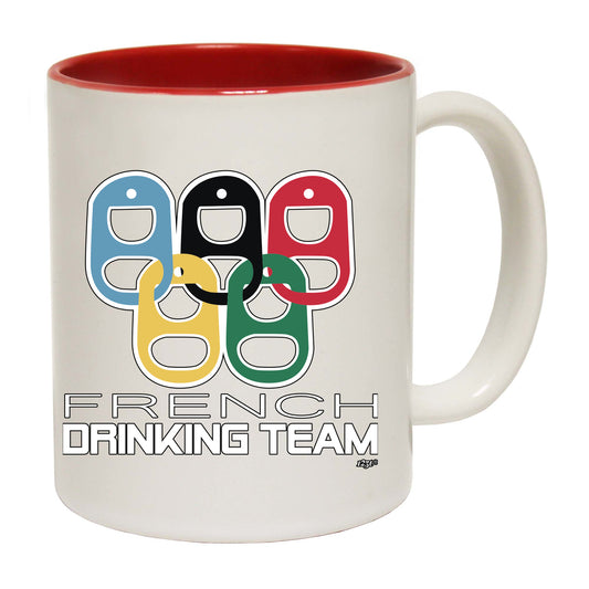 French Drinking Team Rings - Funny Coffee Mug