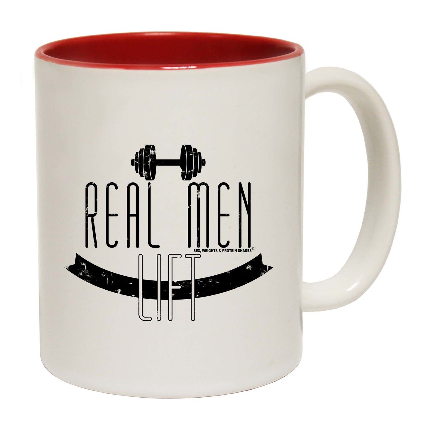 Swps Real Men Lift - Funny Coffee Mug