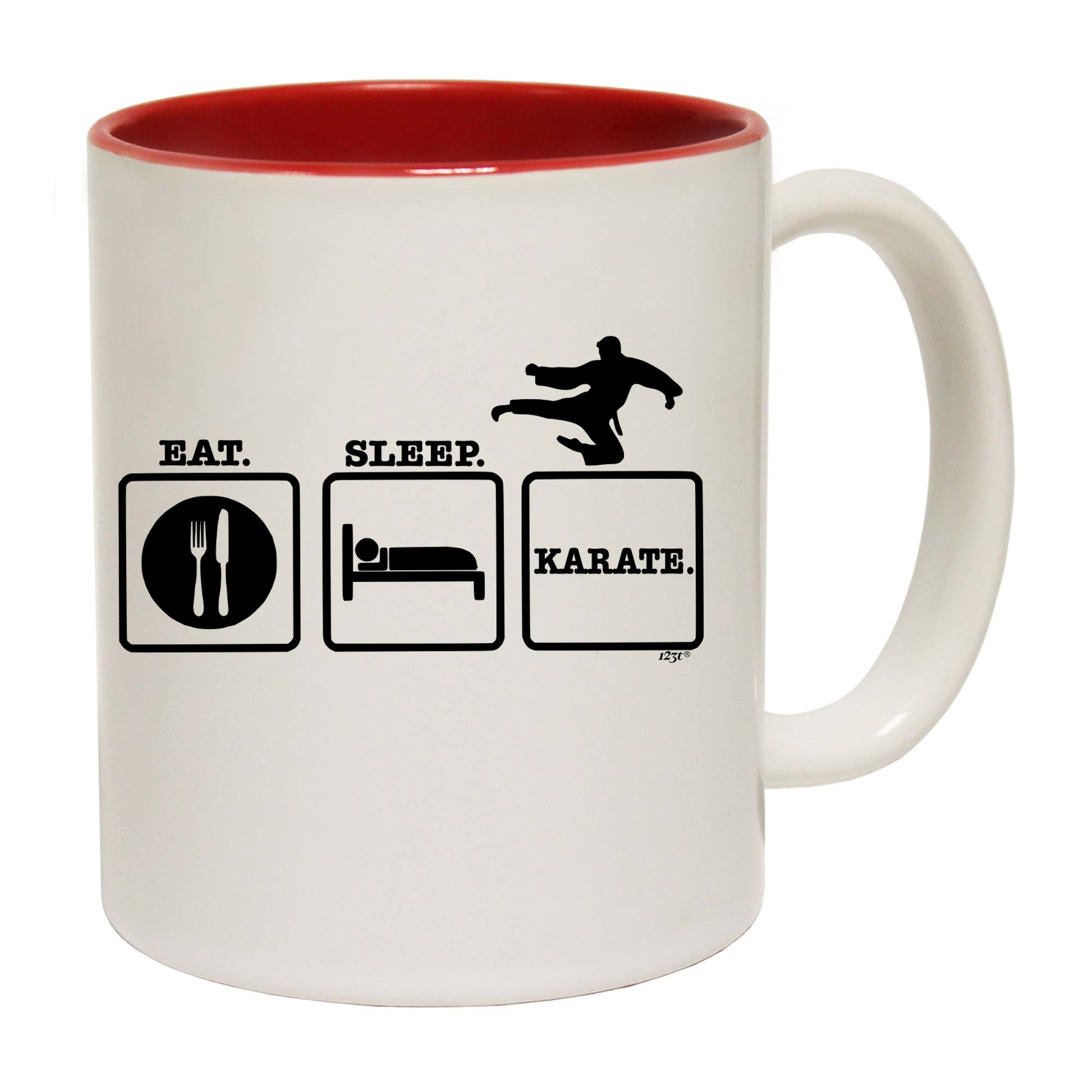 Eat Sleep Karate - Funny Coffee Mug