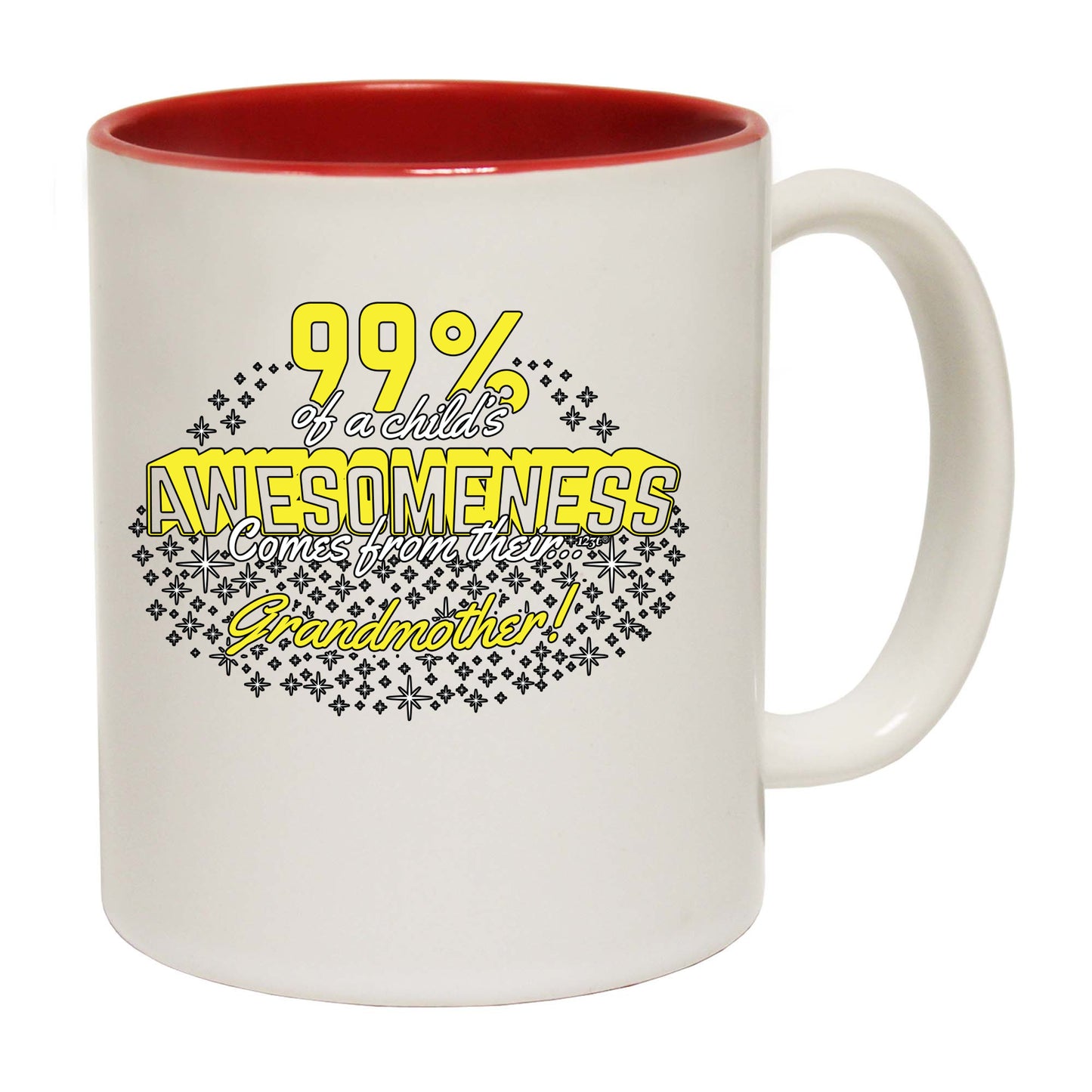 Grandmother 99 Percent Of Awesomeness Comes From - Funny Coffee Mug