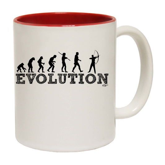 Evolution Archery - Funny Coffee Mug