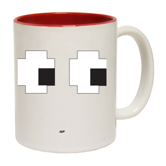 Pixel Eyes - Funny Coffee Mug