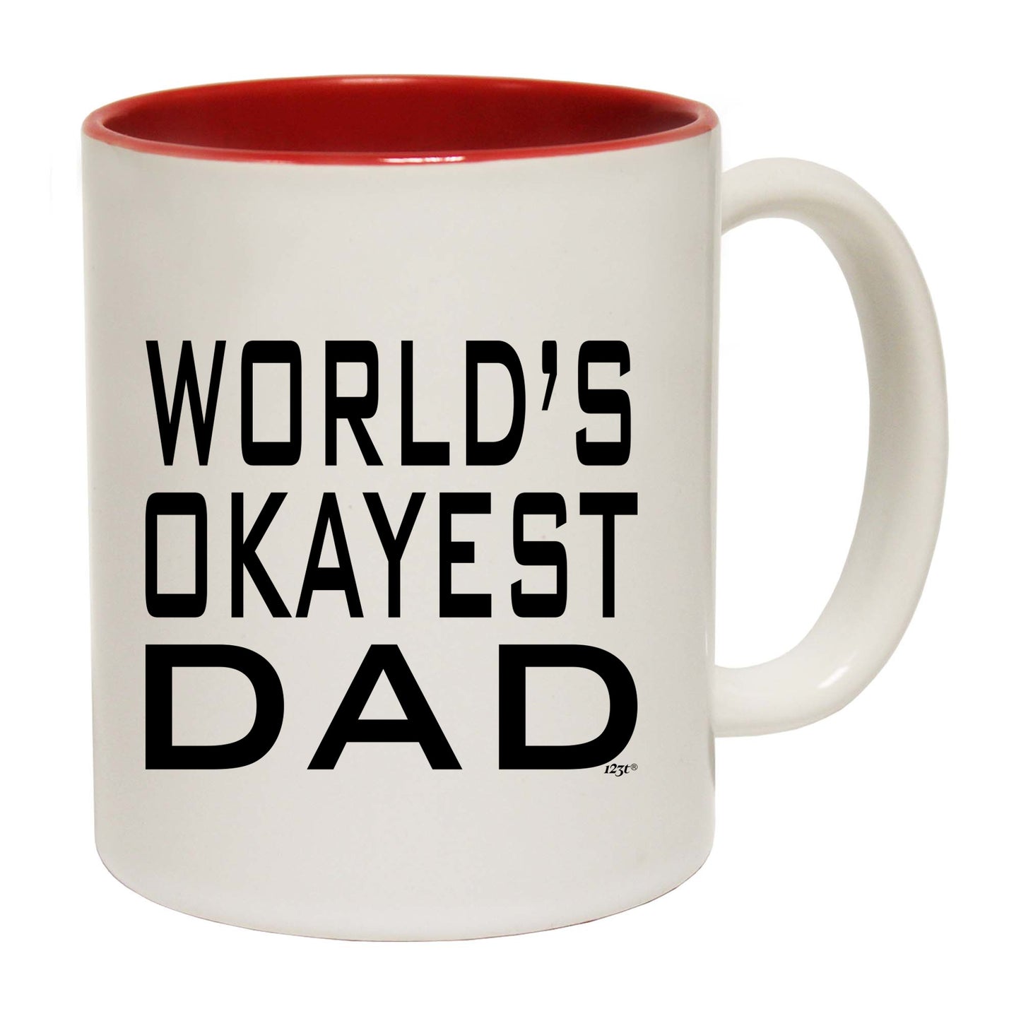 Worlds Okayest Dad - Funny Coffee Mug