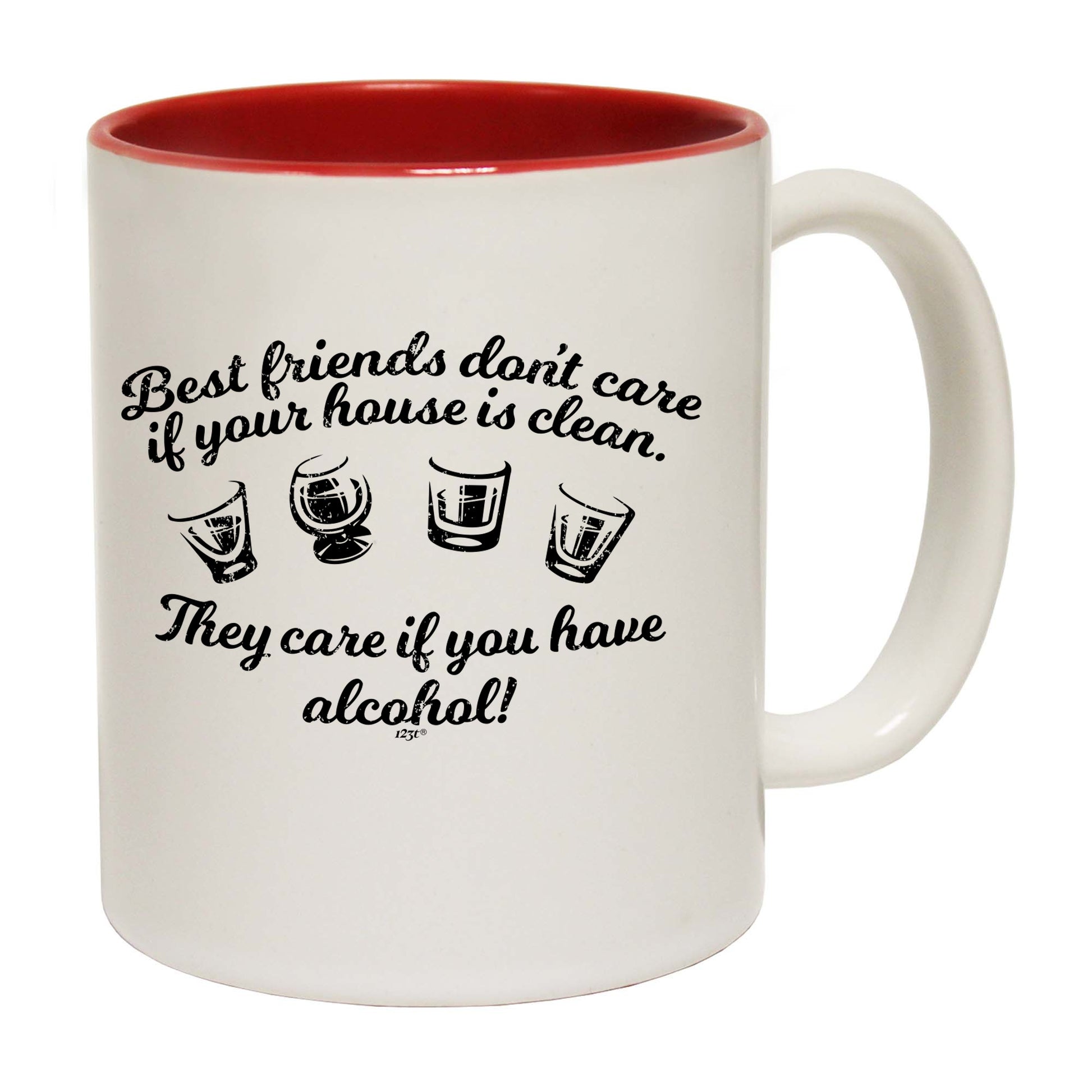 Best Friends Dont Care If Your House Is Clean - Funny Coffee Mug