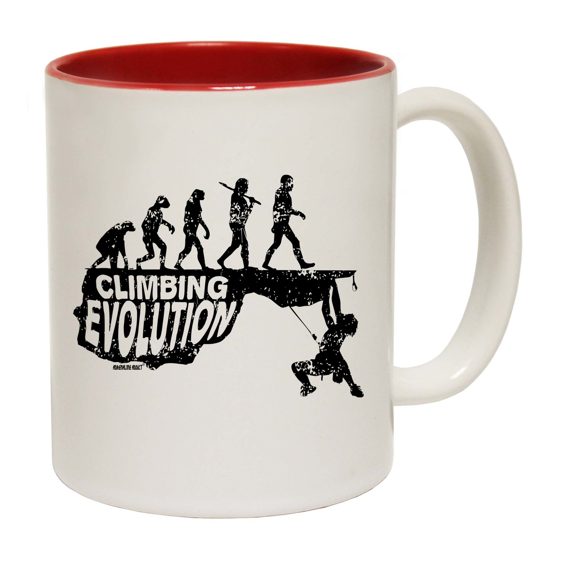 Aa Climbing Evolution - Funny Coffee Mug