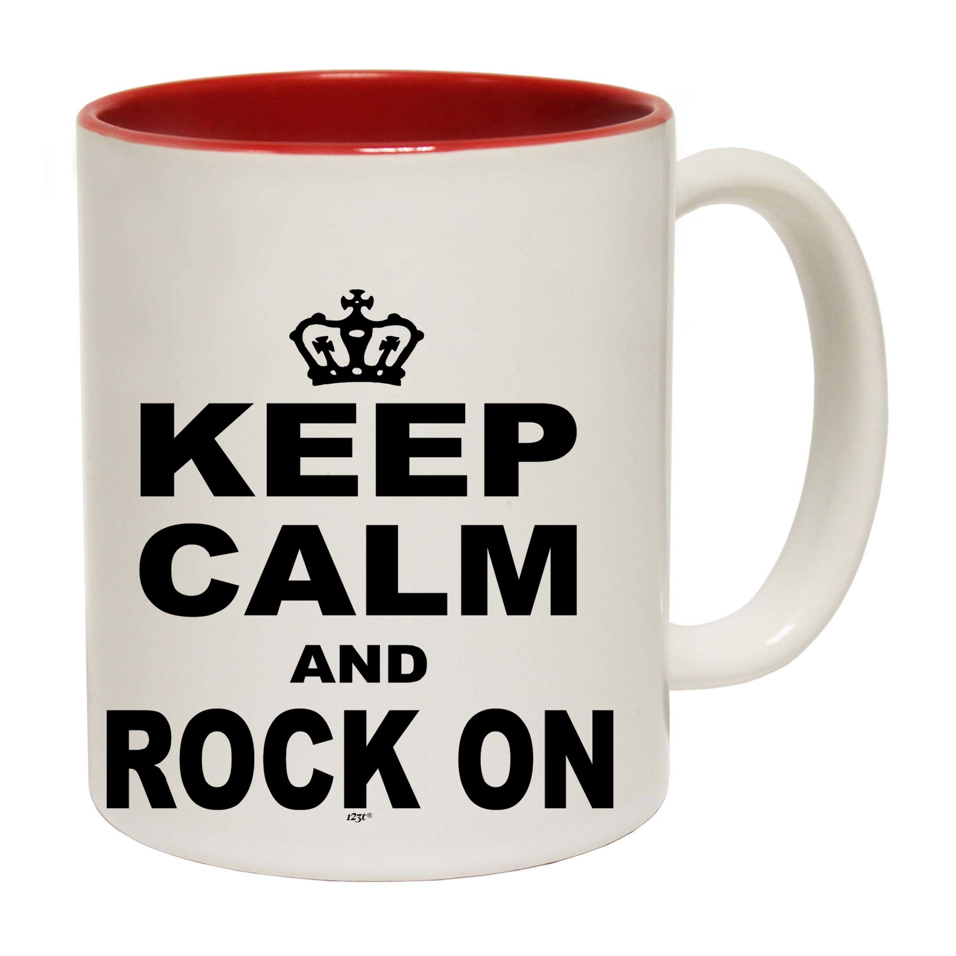 Keep Calm And Rock On - Funny Coffee Mug