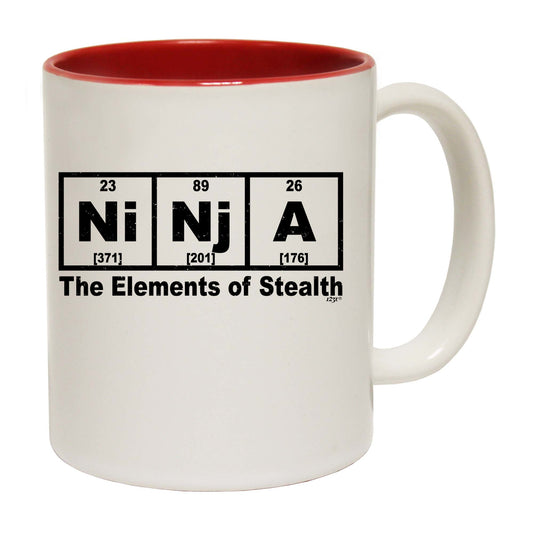 Ninja The Elements Of Stealth - Funny Coffee Mug