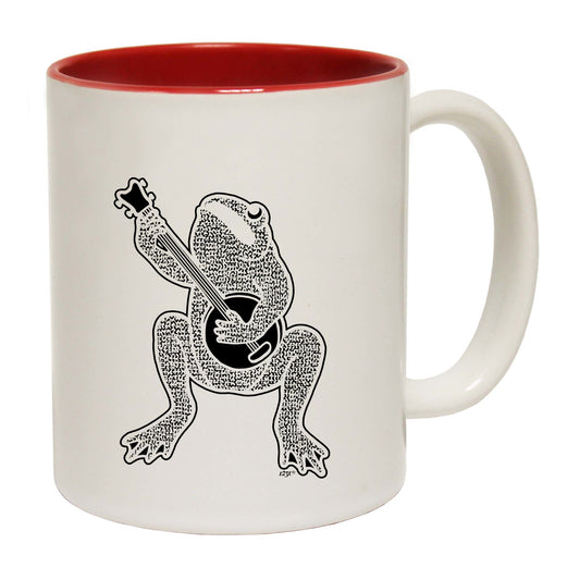 Toad Plaing Banjo Frog - Funny Coffee Mug