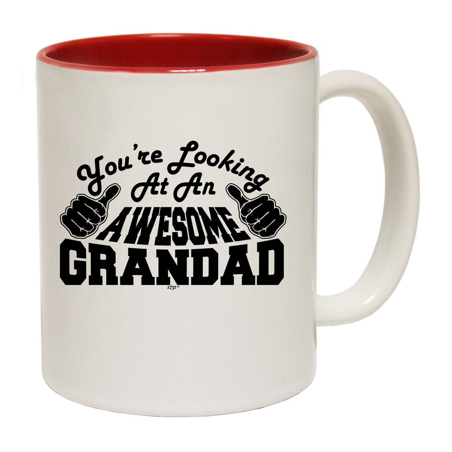 Youre Looking At An Awesome Grandad - Funny Coffee Mug