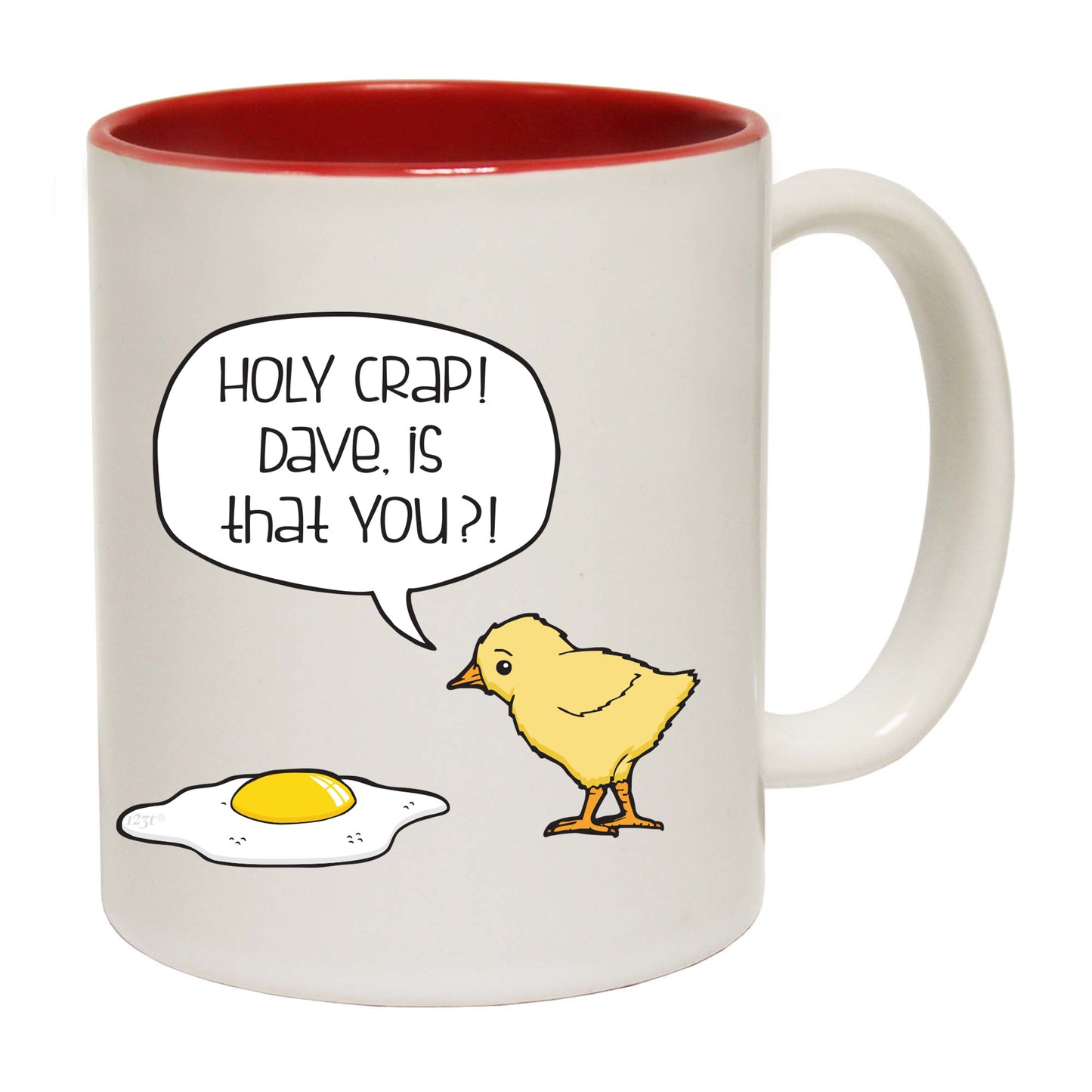 Holy Crap Dave Chicken Egg - Funny Coffee Mug