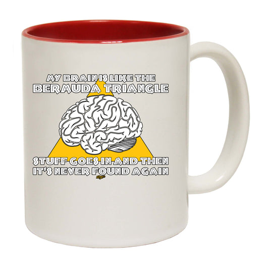My Brain Is Like The Bermuda Triangle - Funny Coffee Mug