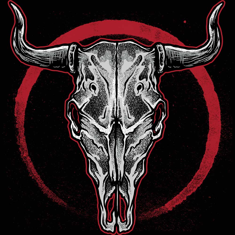 Skull Horns - Mens 123t Funny T-Shirt Tshirts