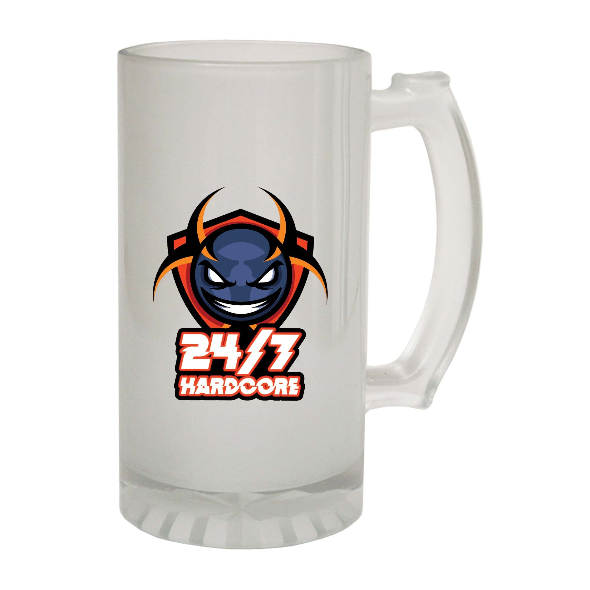 247 Hardcore With Text - Funny Beer Stein