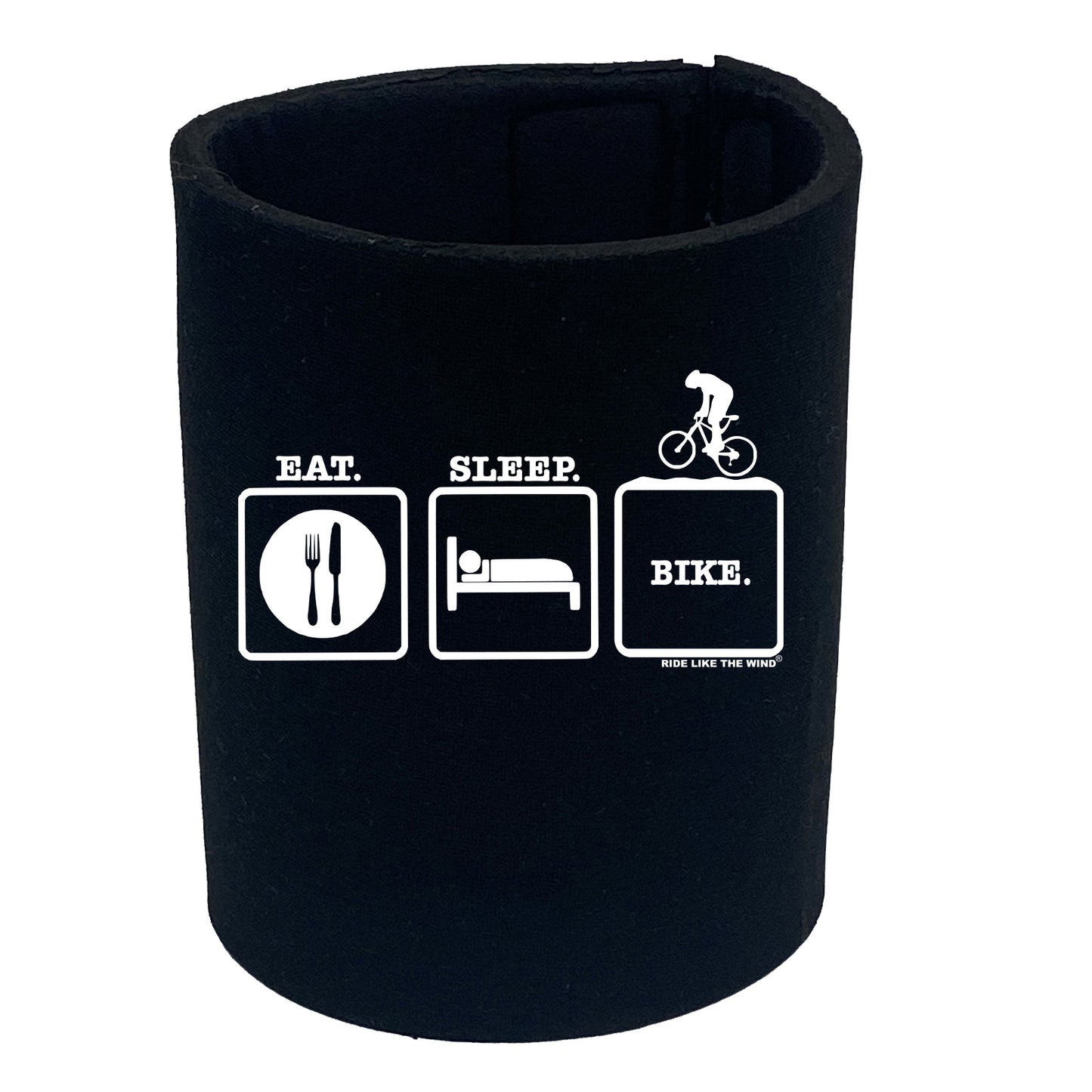 Rltw Eat Sleep Bike - Funny Stubby Holder