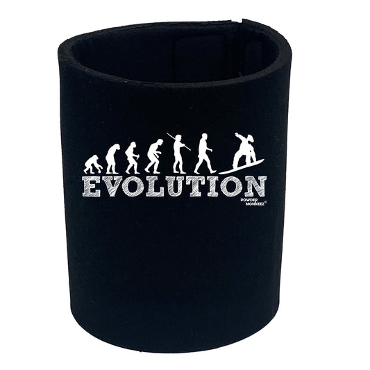 Evolution Snowboarder - Funny Stubby Holder