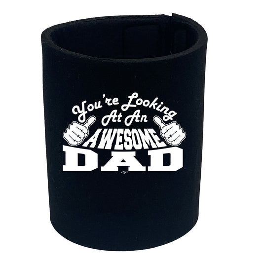 Youre Looking At An Awesome Dad - Funny Stubby Holder